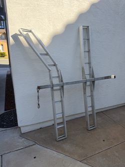 Aluminum dual dirt bike rack