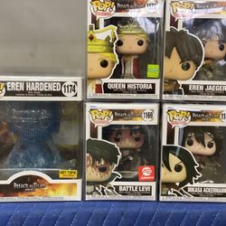 Funko Pop Attack On Titan Bundle