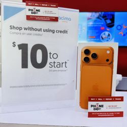 iPhone 17 Pro Max 256GB Unlocked Brand New Sealed $10 Upfront( No Credit Required)