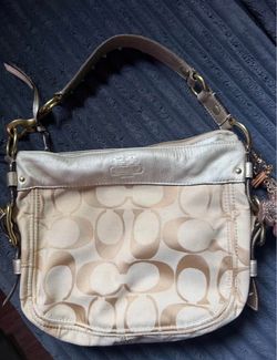 Coach Signature Zoe Hobo Bag