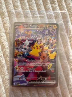 Pikachu Ex SIR 30th Celebration