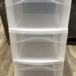 3 Drawer Sterilite 