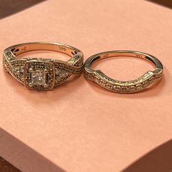 Rose Gold Wedding Ring ( MAKE AN OFFER)
