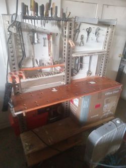 Metal rack Gondola style stainless
