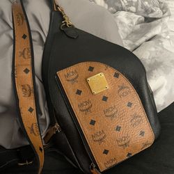 Mcm chest shop bag