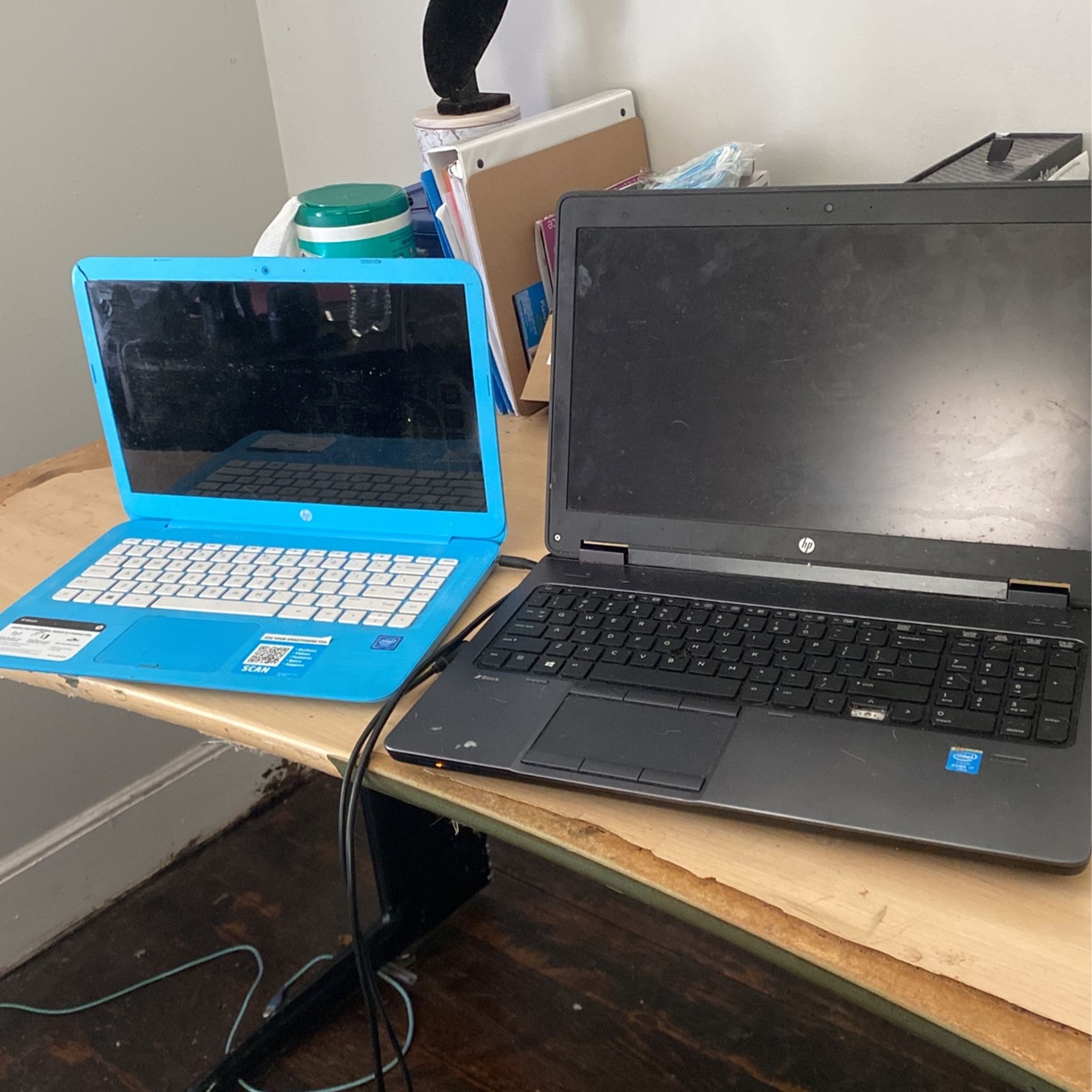 2 HP LAPTOPS for PARTS