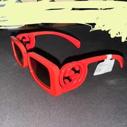 GUCCI Women’s Sunglasses (RED) (NEW) Pricing Below Retail
