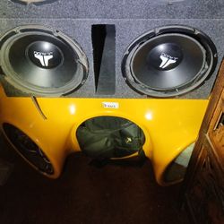 2 12'' Subwoofer Box Ported