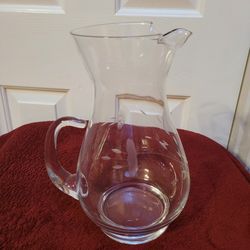 Princess House Heritage Crystal Glass Pitcher  75 Ounces $28.00