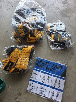 Workout resistance bands home gym