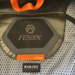 Reax Brown Leather Motorcycle Jacket 