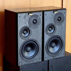 Jamo Cornet 60 IV 3 Way 80W Bookshelf Speakers - Made In Denmark