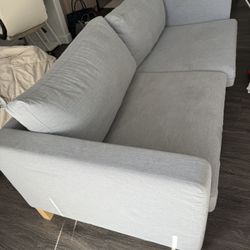 Grey Couch w/pillows