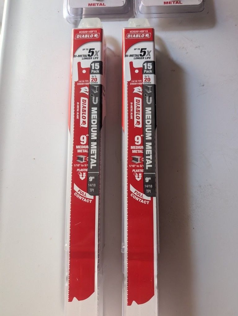 Diablo Sawzall Blades