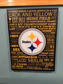Pittsburgh Steelers Canvas Wall Art