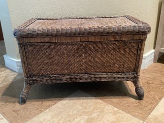 Wicker Storage Chest