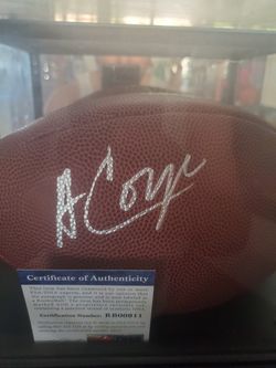 Amari Cooper signed football