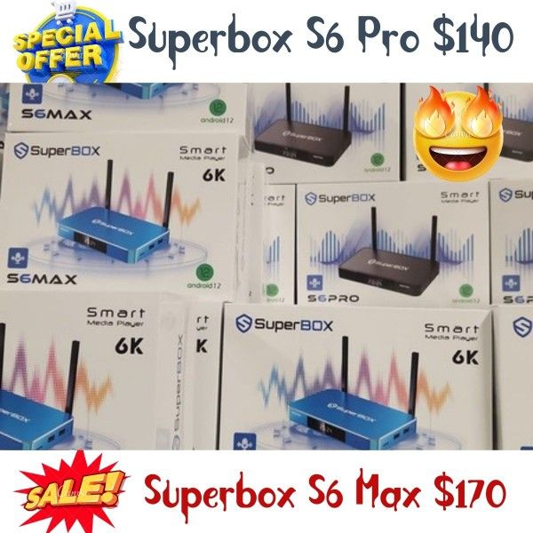 SuperBox S6 PRO Max Pro S6 Ultimate TV SolutionΒ