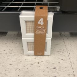 Harbortown 4pk 2”x3” Photo Frame 