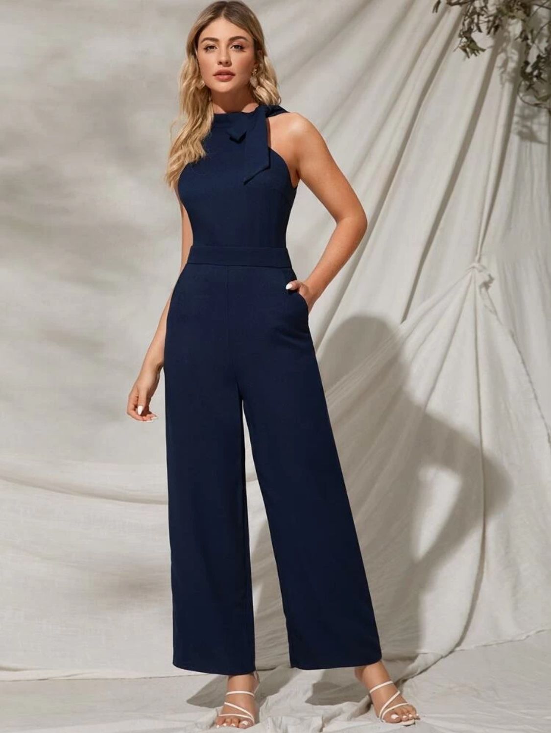 Elegant Choker Jumpsuit