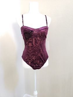 Chance Plum Velvety Bodysuit