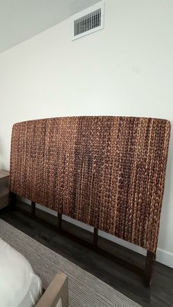 Pottery Barn Woven Seagrass Headboard