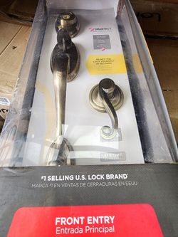 Kwikset front door lock set. 
