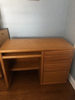 Wooden desk