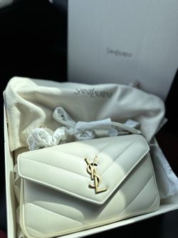 Loulou Small YSL Shoulder Bag in Quilted Leather