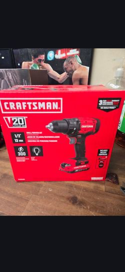 New Craftsman V20 Drill with battery and Charger for $50