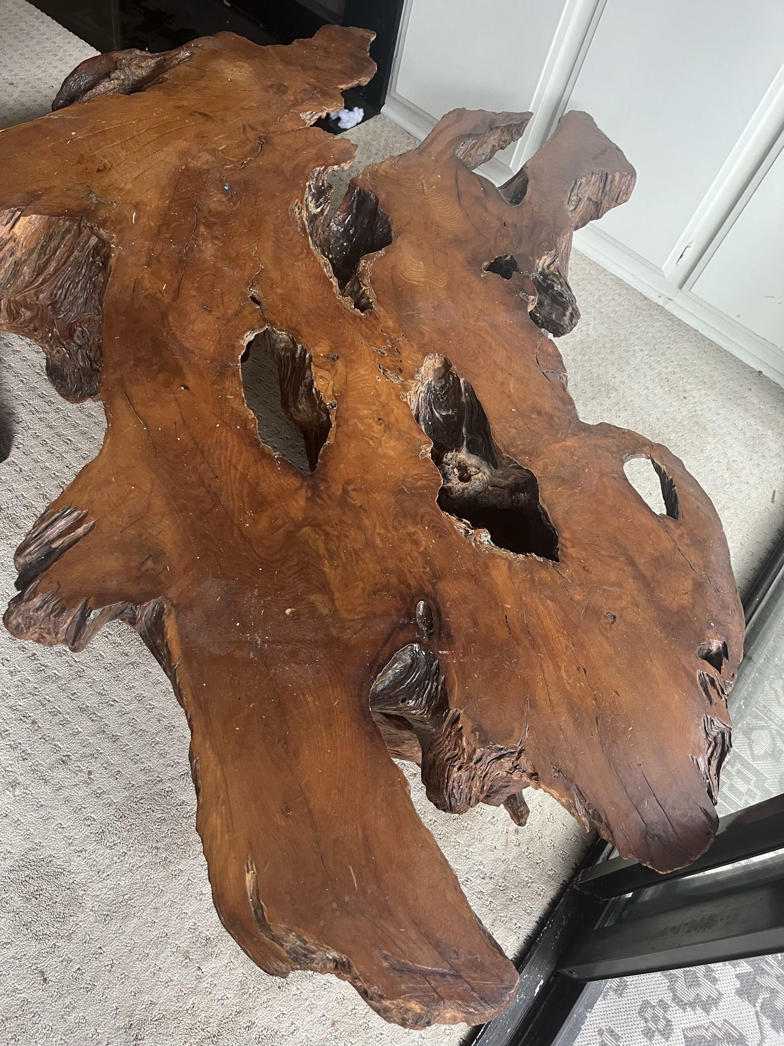 Red Wood Table