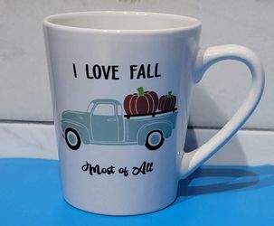 "I Love Fall Most Of All" 12 oz Mugs $1 (One available)