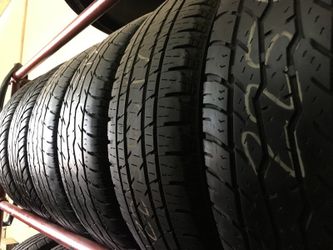 17" 4 used tires 225/65R17