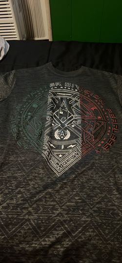 Cool designed Black American fighter shirt size small