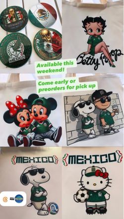 Mexico 2026 FIFA WORLD CUP  🇲🇽 Coaster set and tote bags