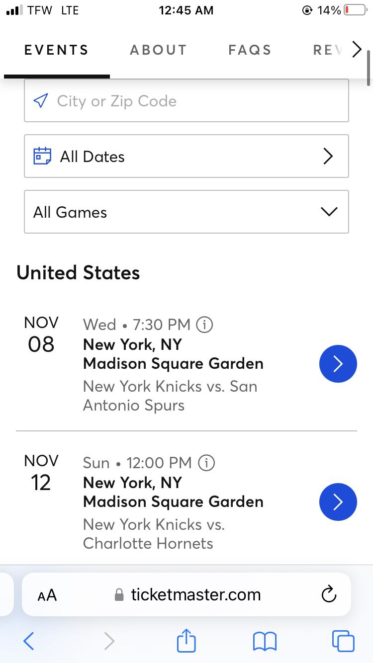 Knicks Tickets COURTSIDE SEATS AT A DISCOUNT PRICE 