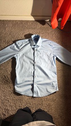 Light blue Adult small GEORGE dress shirt