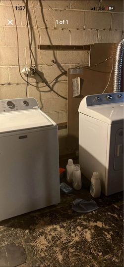 Washer and dryer set