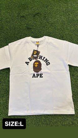 A Bathing Ape BAPE College Logo Tee Size L