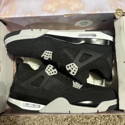 Jordan 4 Retro Black Canvas