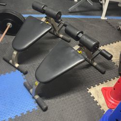 Hoist Ab Bench With Lower Back Extension