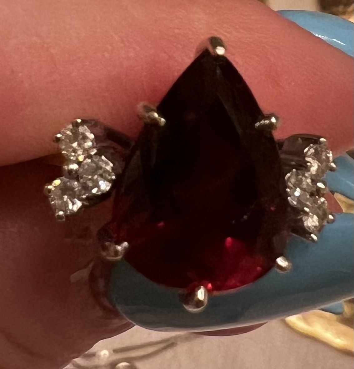 Ruby And Diamond Ring