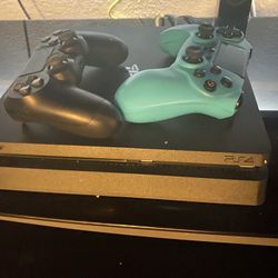 PS4 With Two Controls 