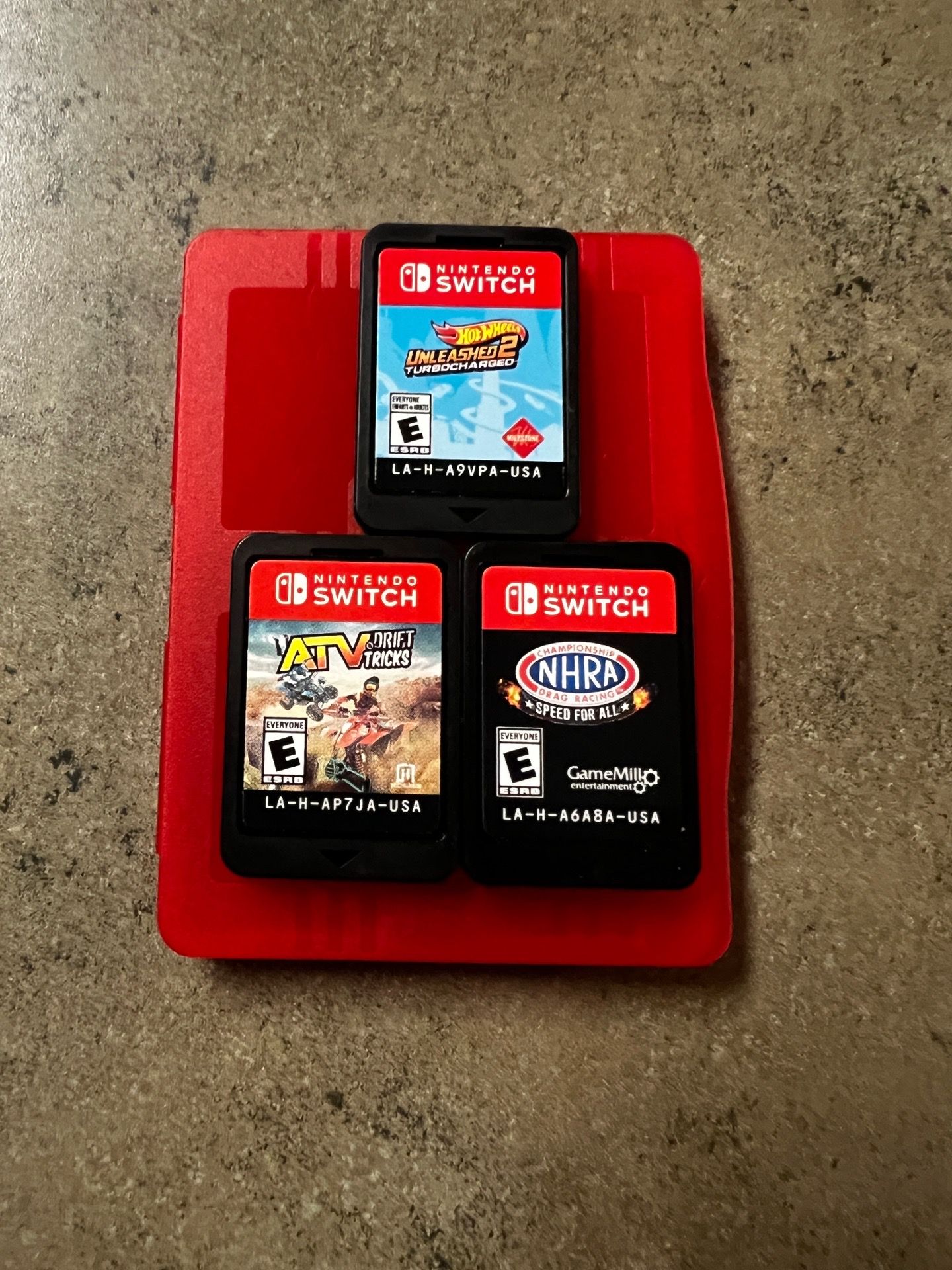 3 Nintendo Switch Racing Games Bundle – Hot Wheels 2 + ATV + NHRA