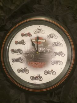 Harley Davidson clock