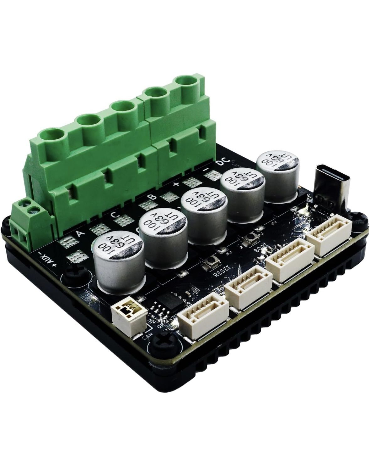 Flipsky ODESC V4.2 24V Single-Drive High-Current High-Precision Brushless Servo Motor Controller, Software Configuration Compatible with Odrivetool, F