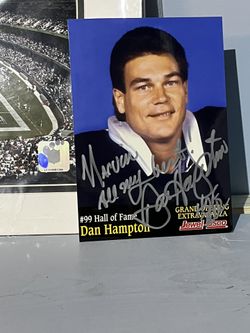 Dan Hampton Autographed Pictures 