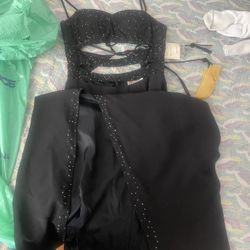 Black Prom Gown Size6 New