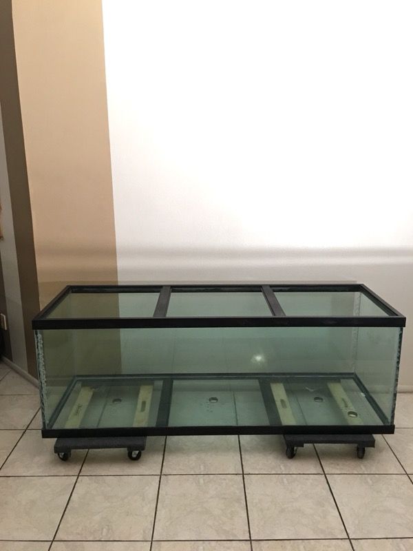 180 Gallon fish tank aquarium Aqueon Tank Black Trim Clear Seals