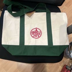 Trader Joes Green Tote Bag